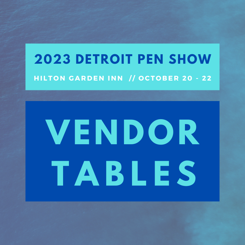 Vendor Tables Detroit Pen Show